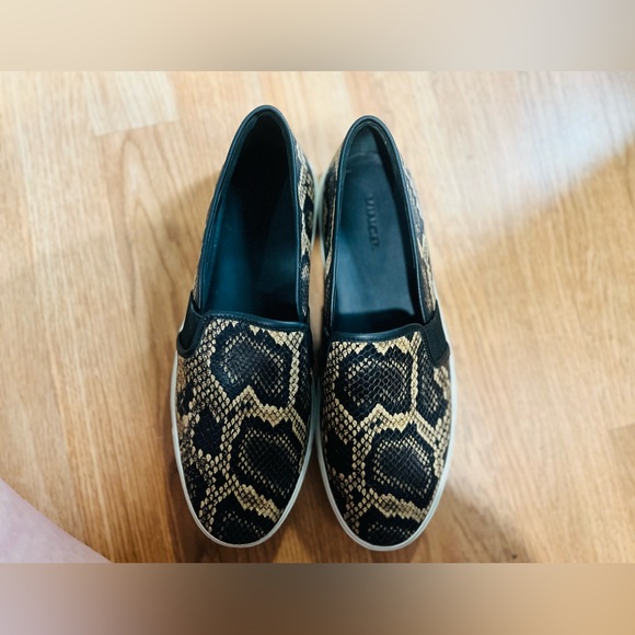 Vince Blair snakeskin embossed leather sneaker size 9.5 - Picture 4 of 7